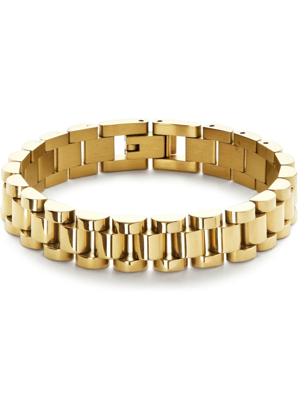 Ana Luisa Gold Watch Strap ‘Ora’ Bracelet - 14K Gold Plated - NEW w tags
